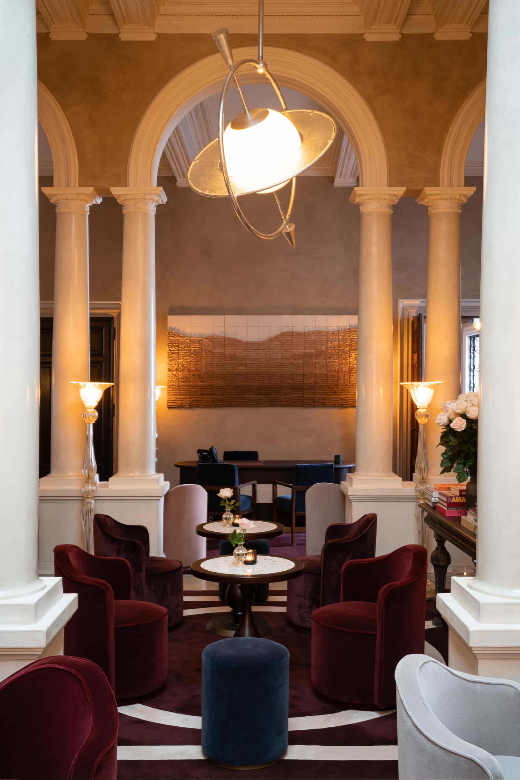 lobby in the nolinski venezia hotel in venice