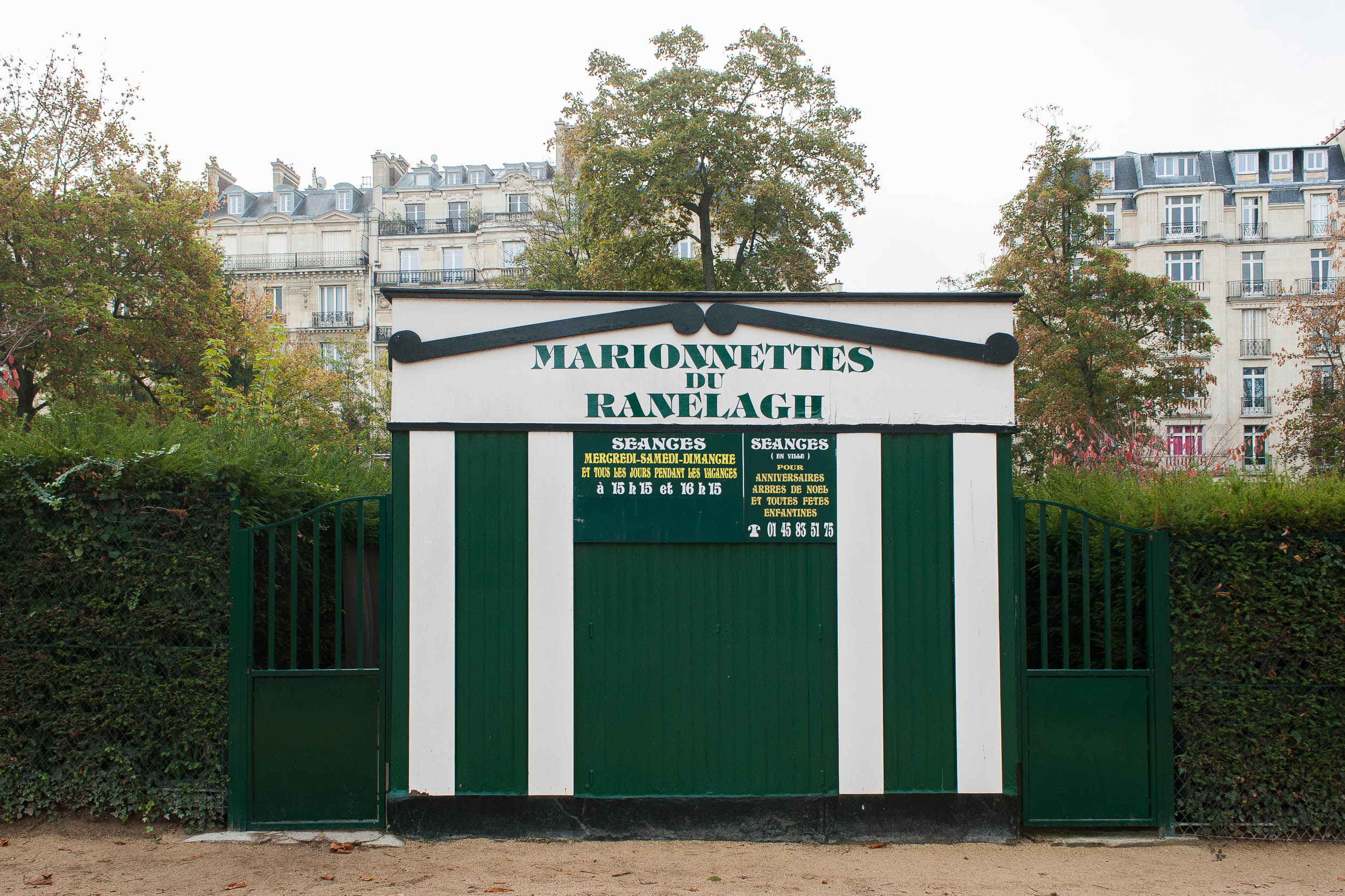 Jardin du Ranelagh Paris 16eme