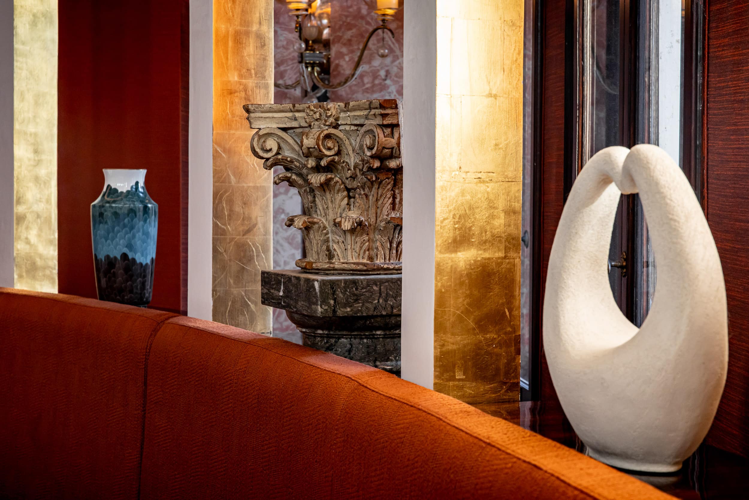details at nolinski venezia hotel in venice. Copyright Simon Detraz