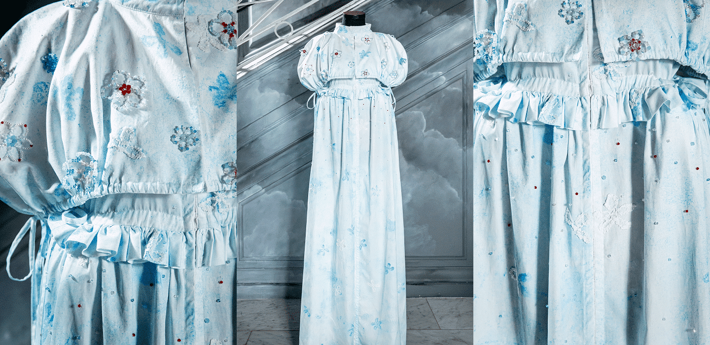 Tenue-Jennifer Lin-prix-mode-Evok-Collection-crédit-photo-Simon-Detraz