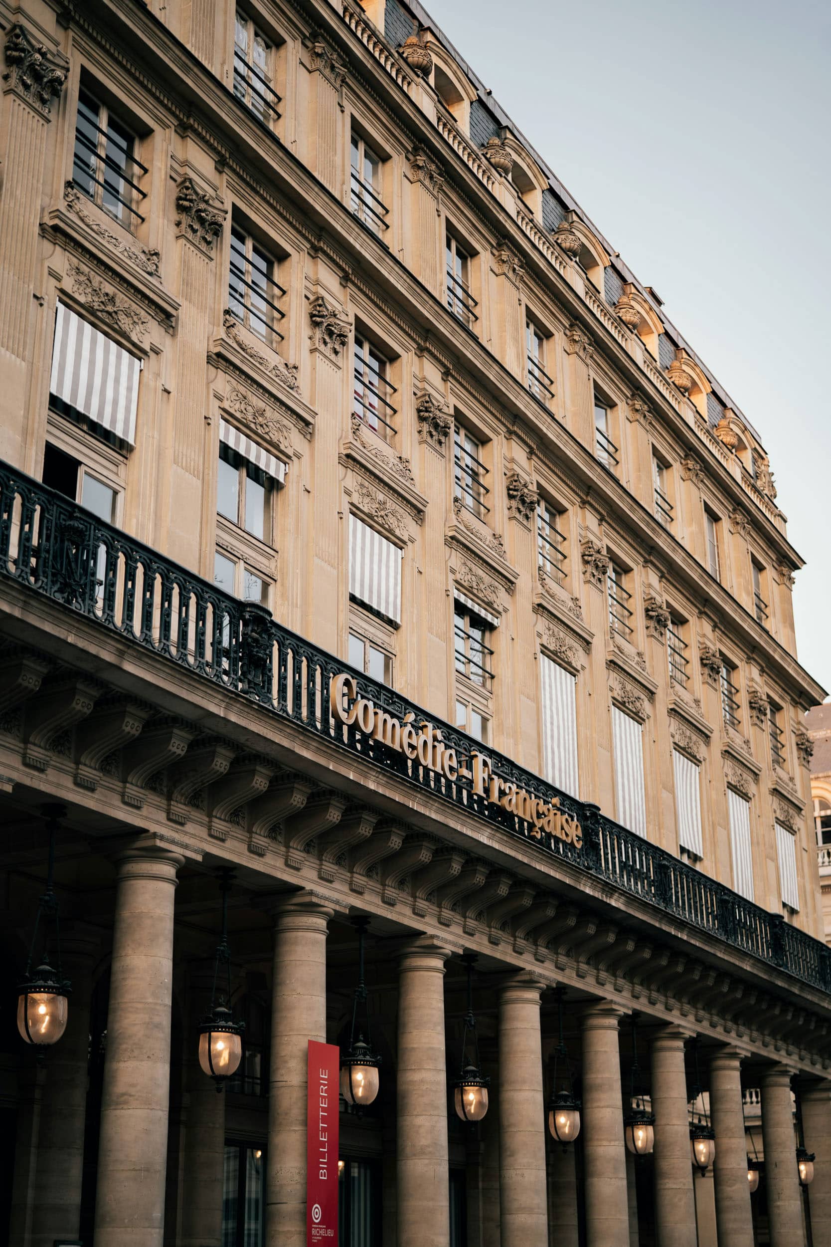 comedie francaise theatre in paris near from the nolinski paris hotel