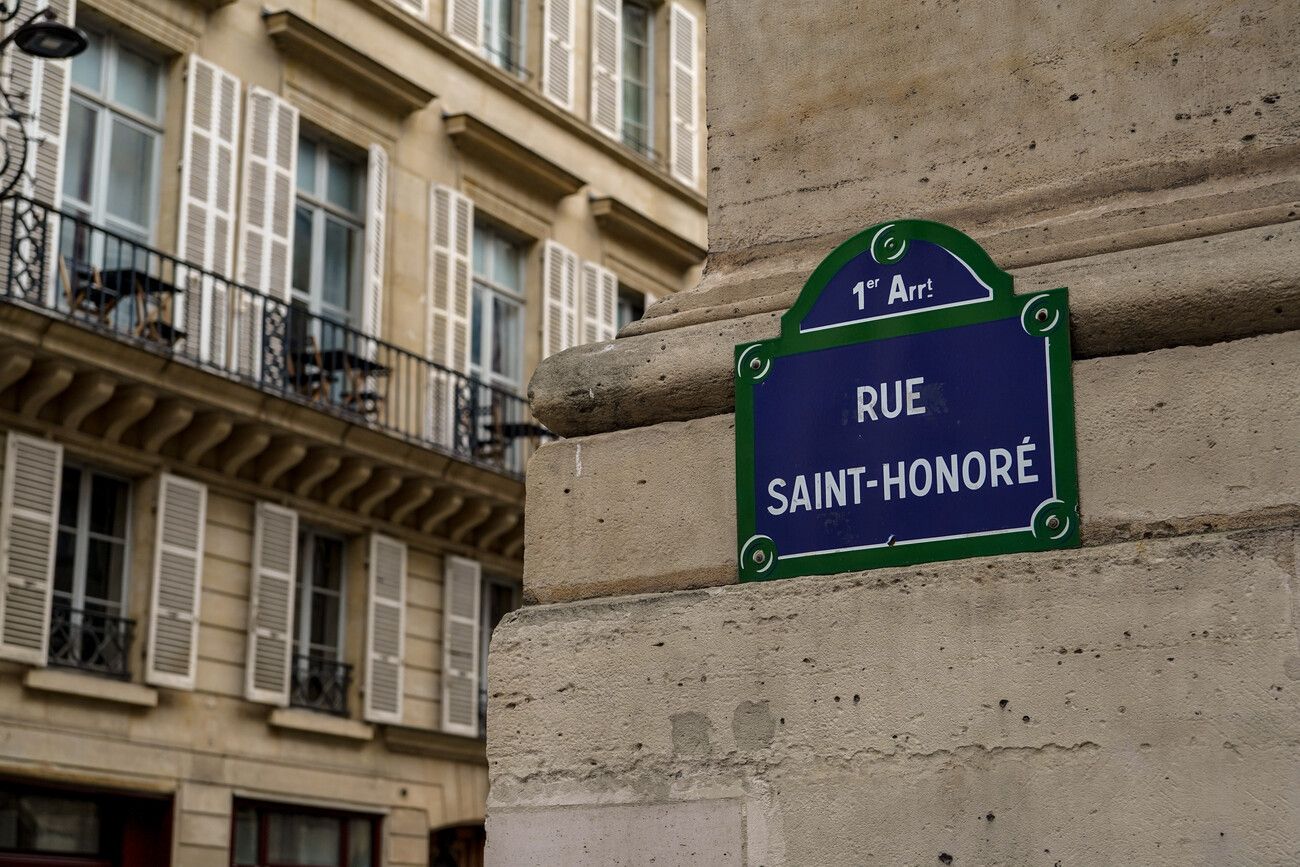 rue saint honore paris 1er arrondissement shopping